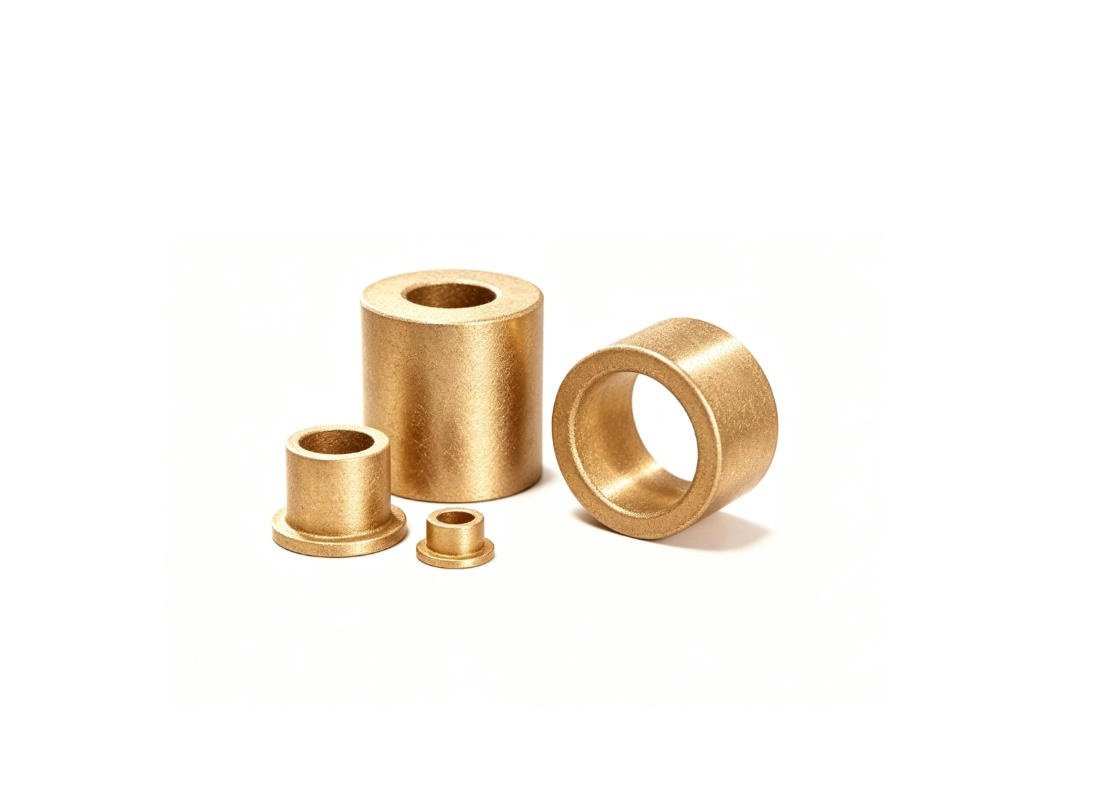 Sintered bronze flange bushing for home appliance motor